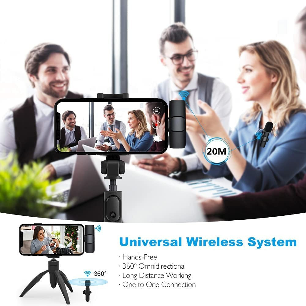 Microfon Portabil, Wireless, USB tip C/iPhone
