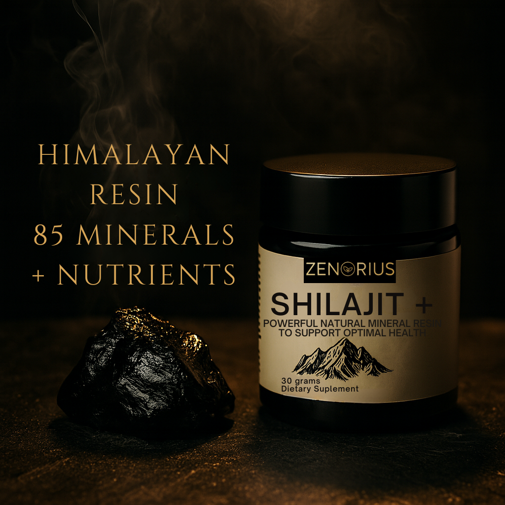 Zenorius Shilajit – Čisti Himalajski Smola Za Supernapolnitev Telesa In Uma