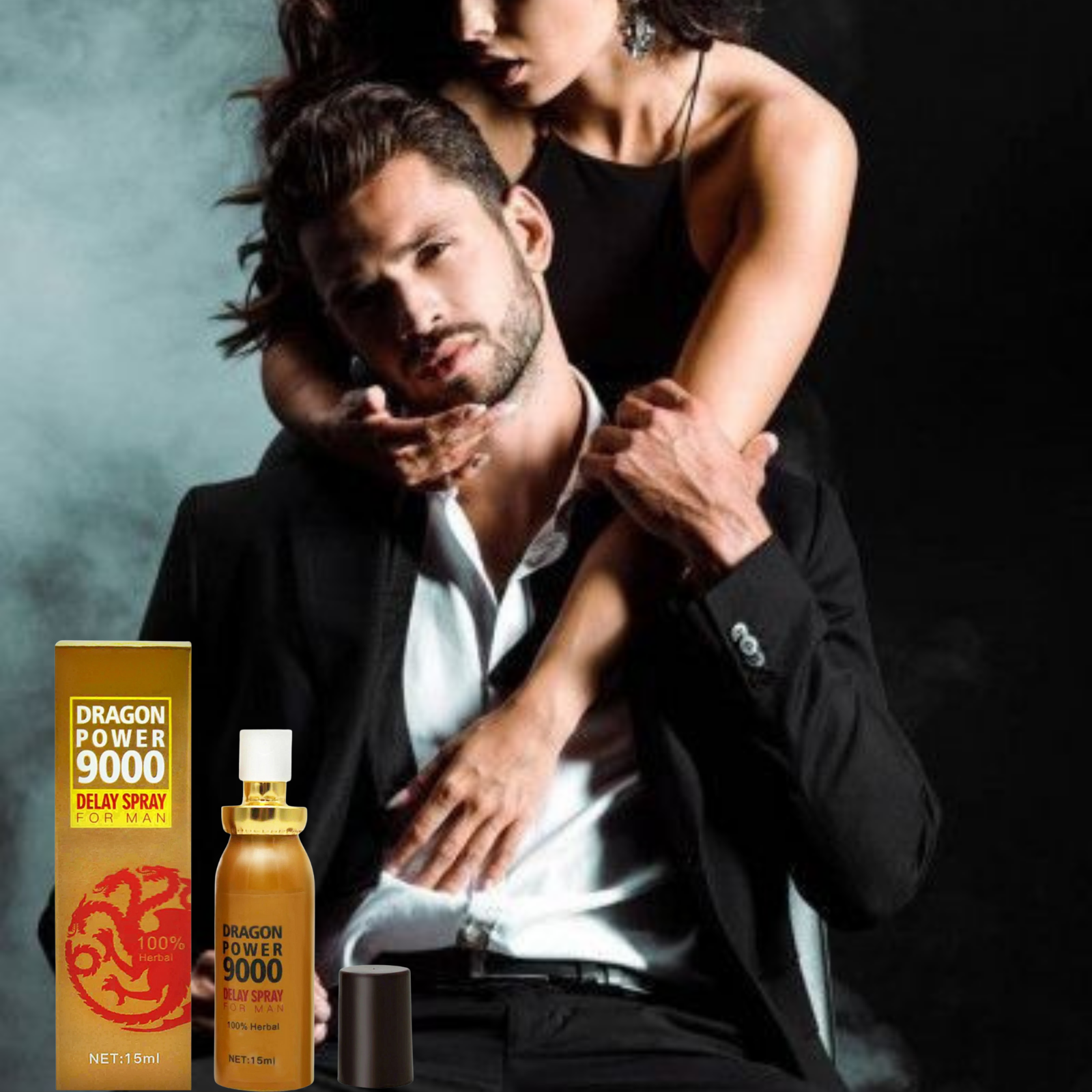 Dragon Power 9000 Spray – Zakasni Erekcijo, Dolgotrajen Učinek