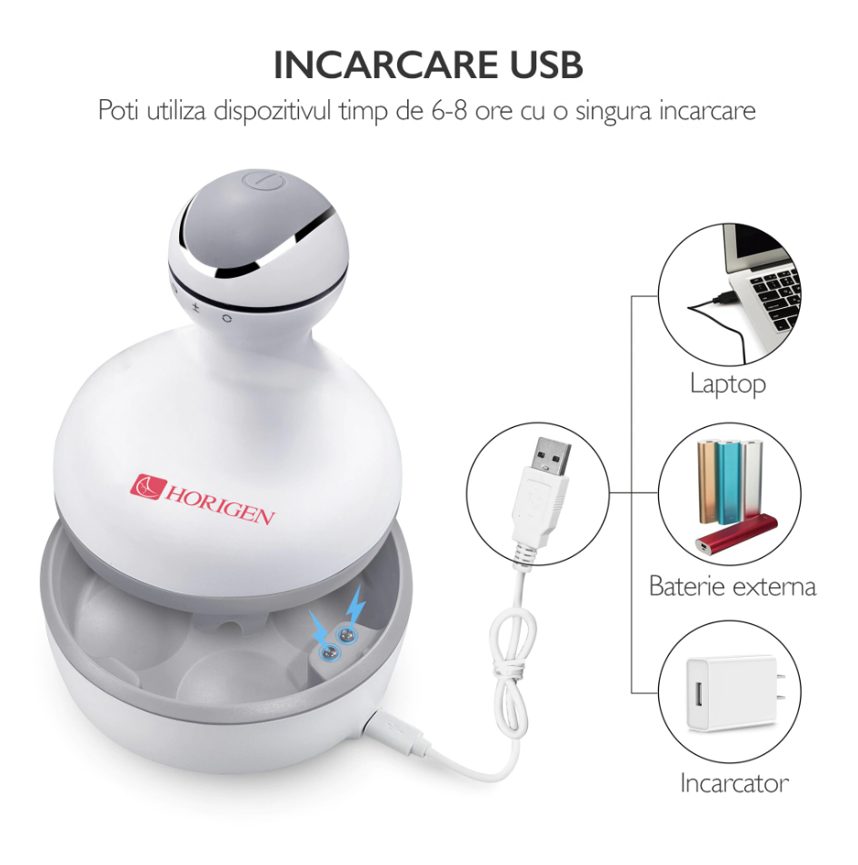 Aparat Masaj Capilar , Scalp Massager Reduce Stresul