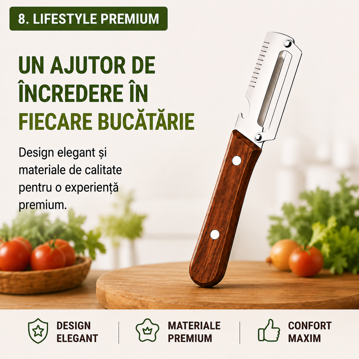 Curățător 2 în 1 pentru Legume și Fructe