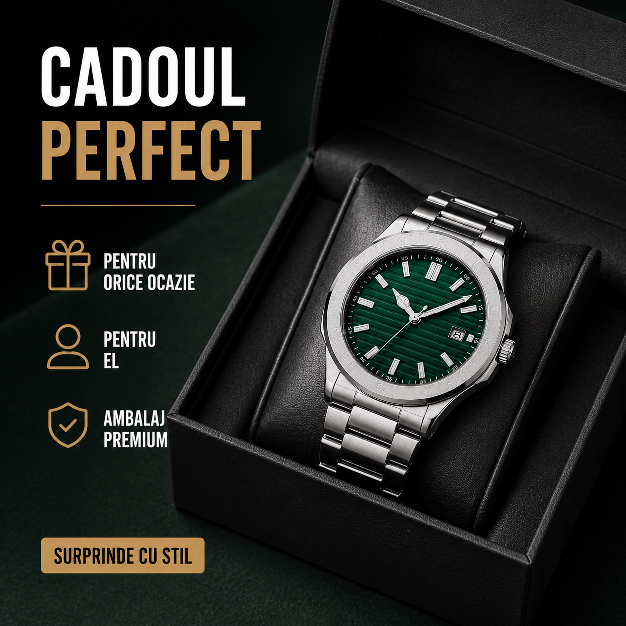 Ceas Premium pentru Bărbați. Arată Mai Scump Decât Costă