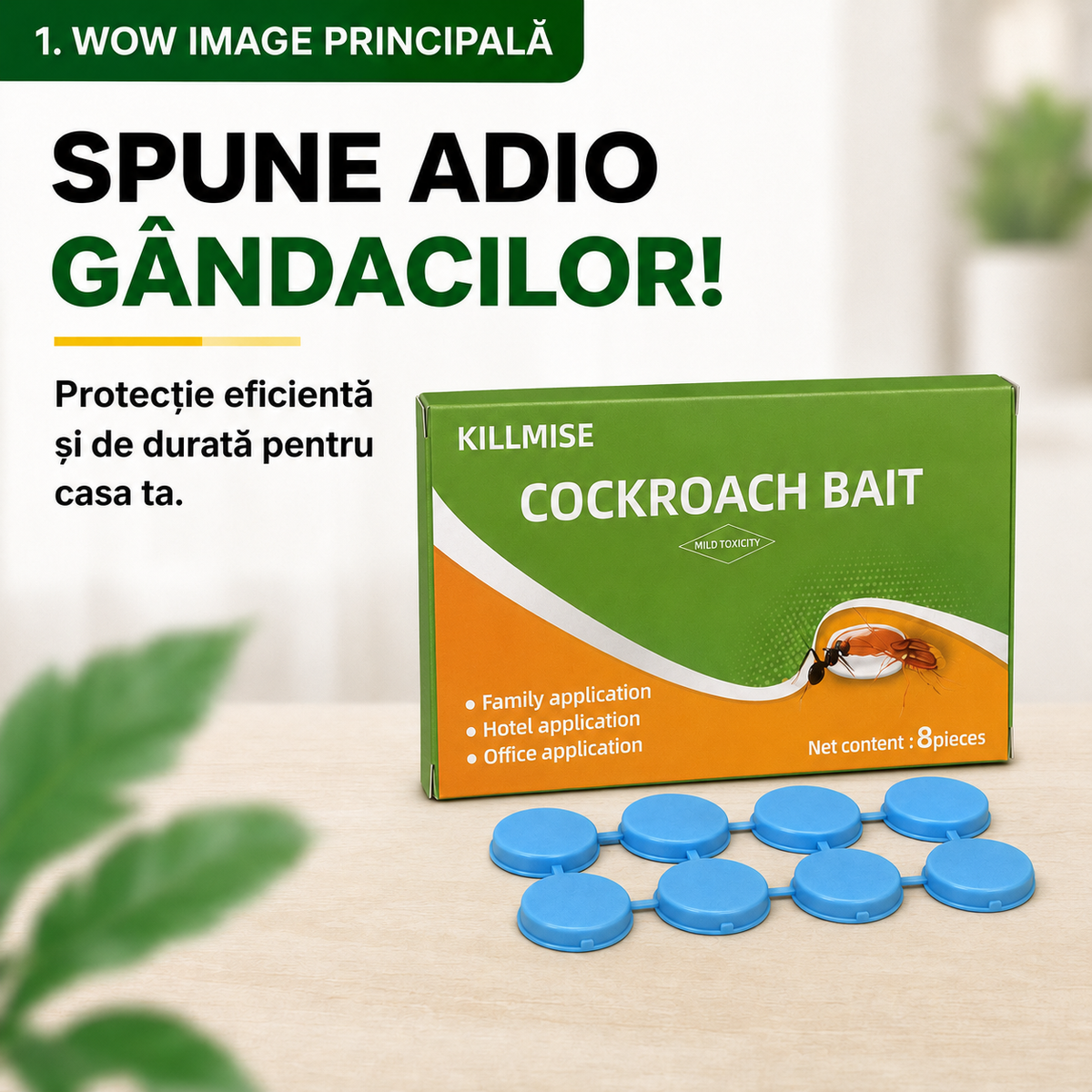 Pastile Anti Gândaci KILLMISE 8+8 Gratuit