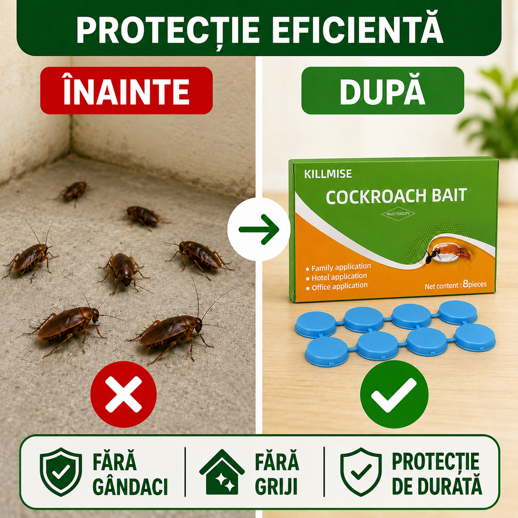 Pastile Anti Gândaci KILLMISE 8+8 Gratuit