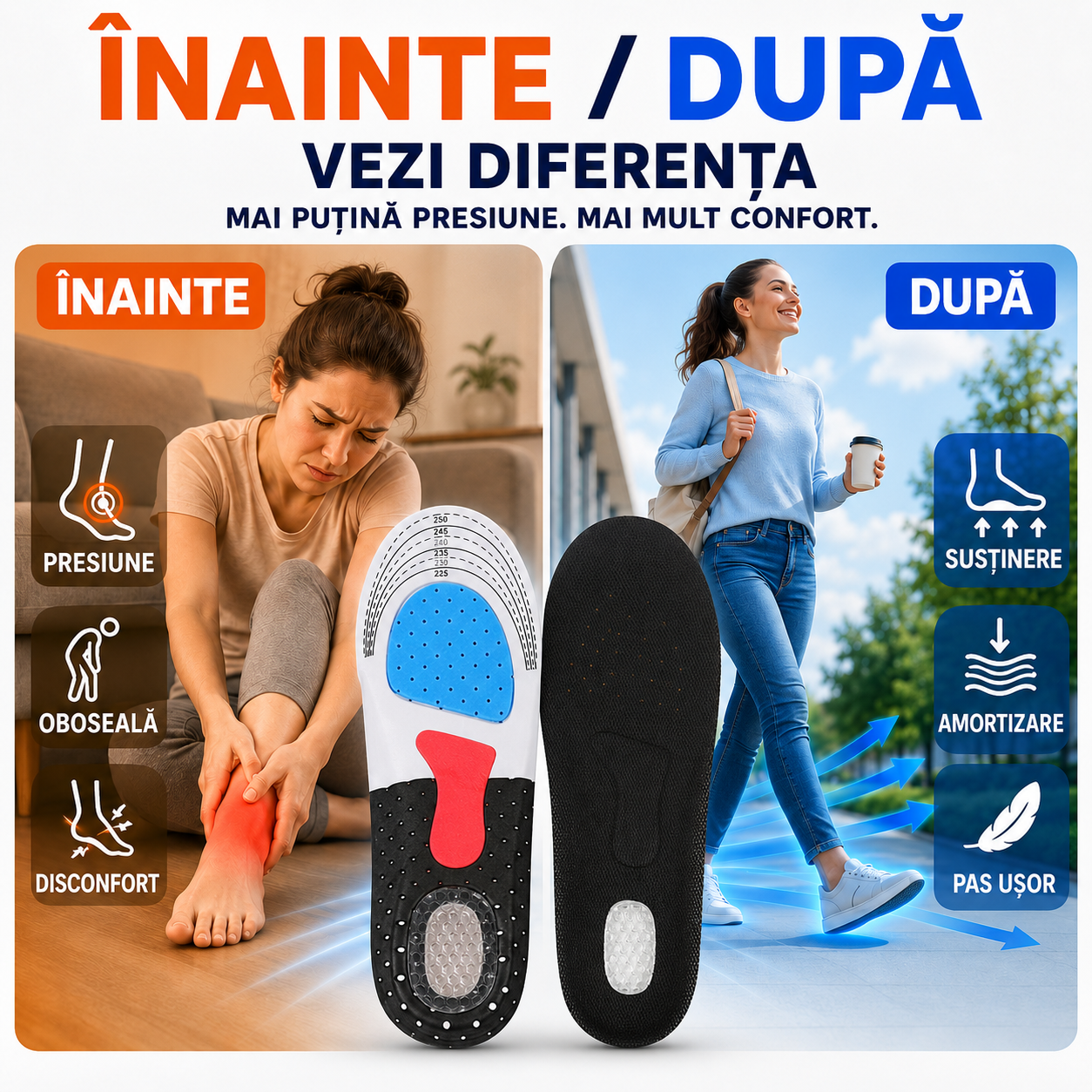 Branțuri cu Gel pentru Confort Zilnic