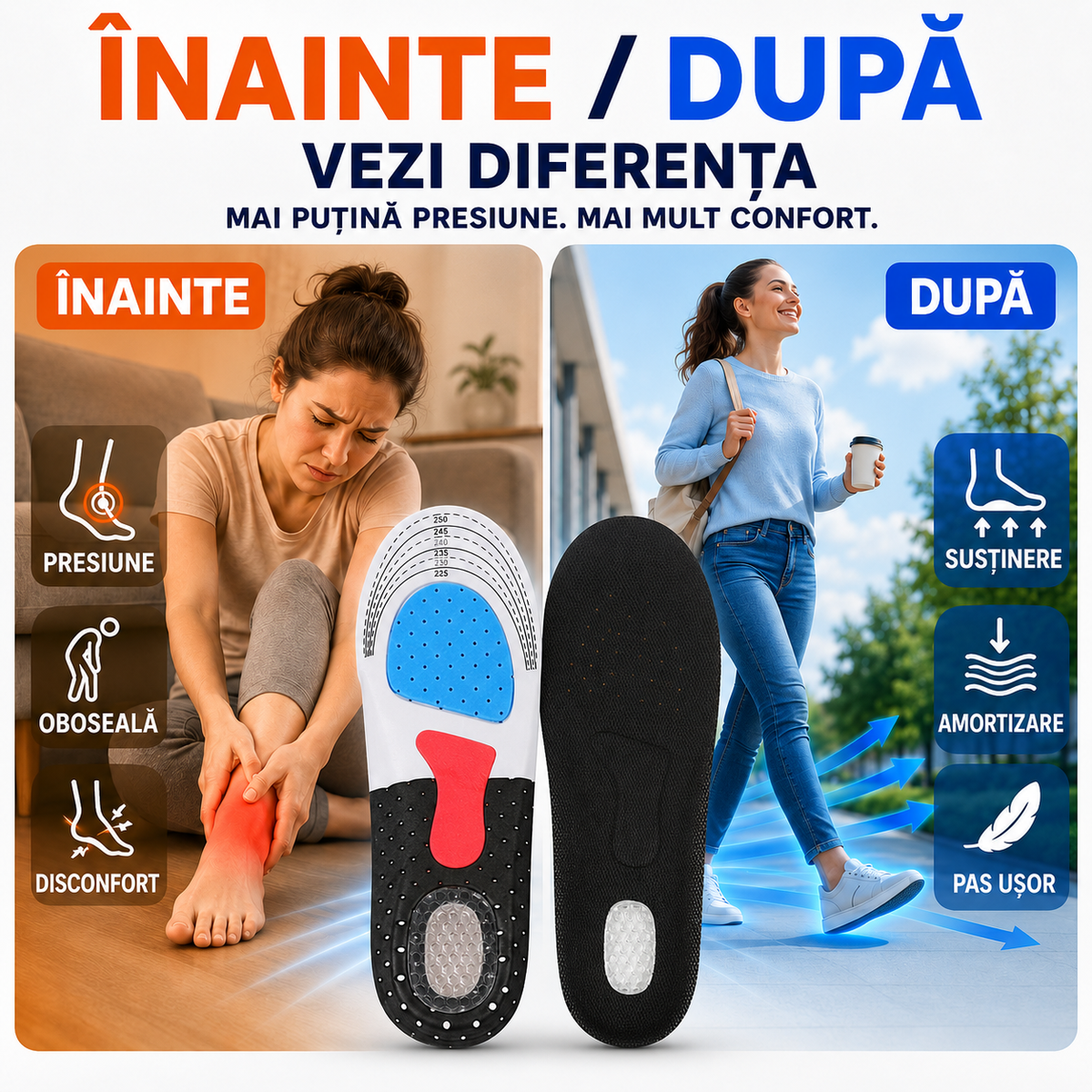 Branțuri cu Gel pentru Confort Zilnic
