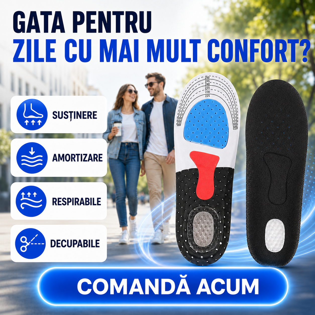 Branțuri cu Gel pentru Confort Zilnic