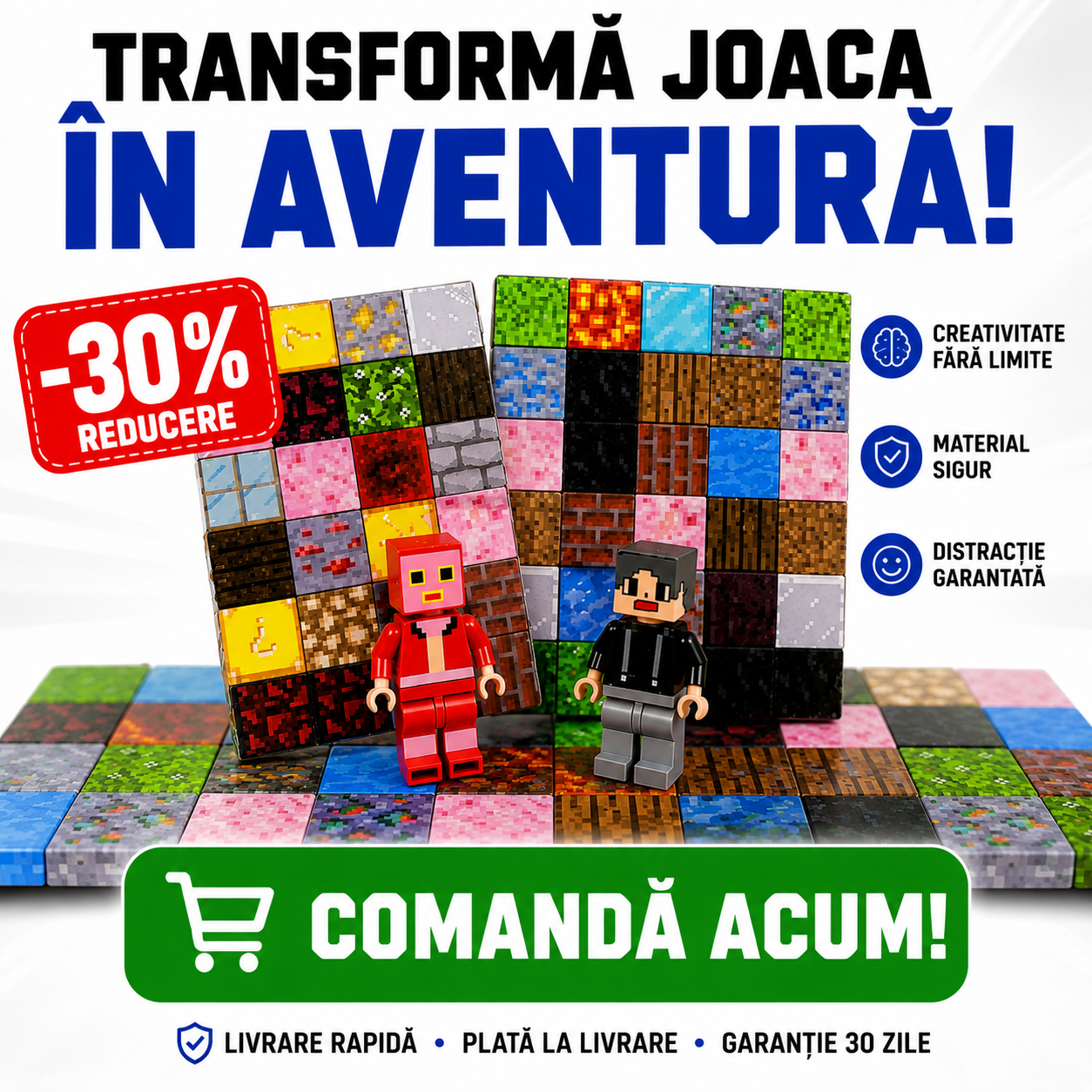 Set Construcție Minecraft Blocks