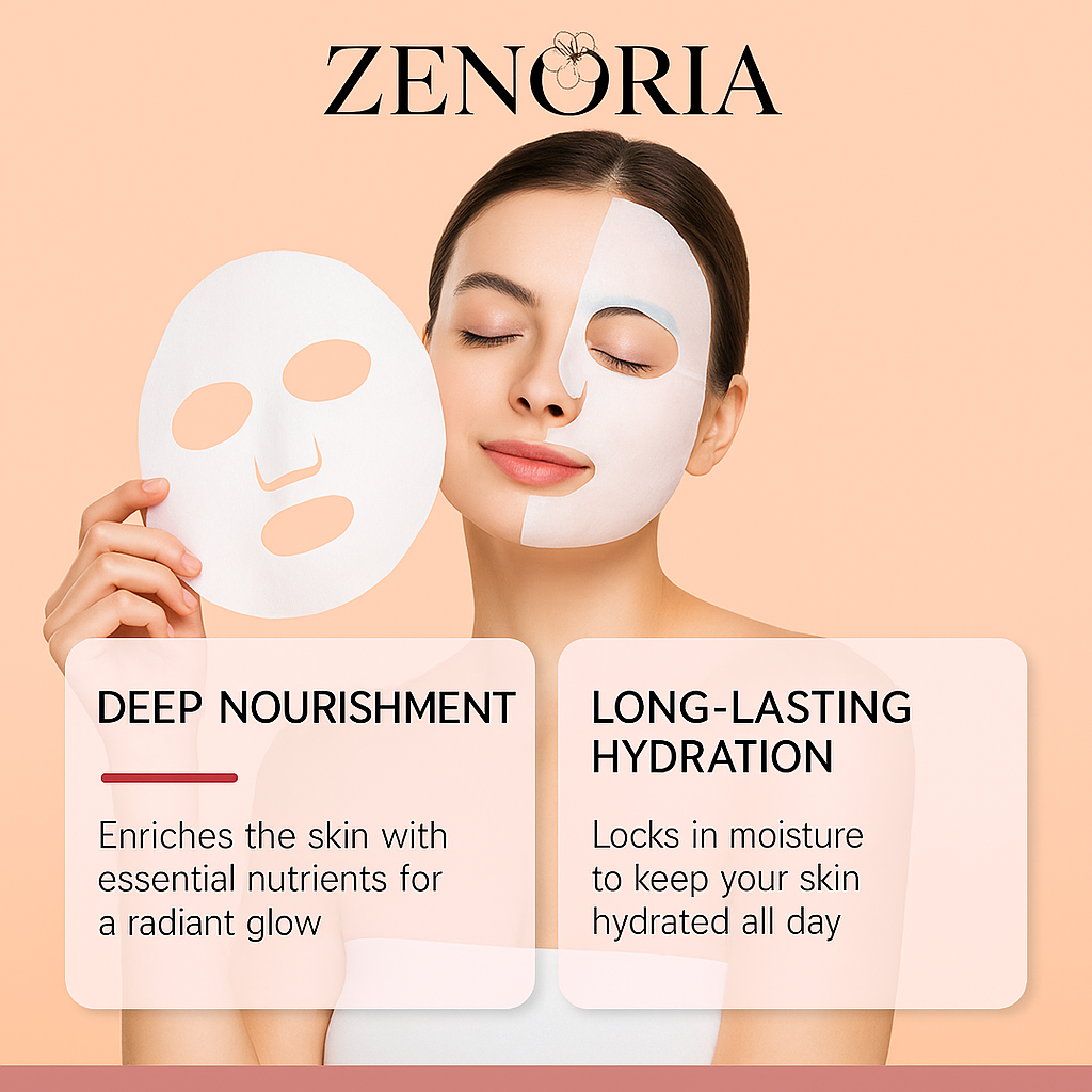 Set 4 korejskih kolagenskih obraznih mask