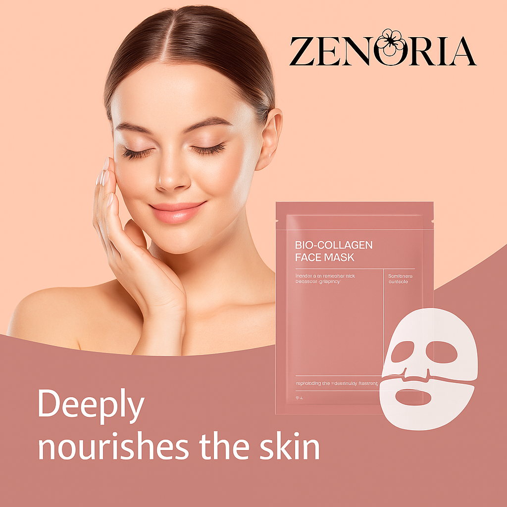 Set 4 korejskih kolagenskih obraznih mask