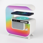 Lampa 3 in 1 - RGB Smart Light, Wireless Fast Charging, Boxa Bluetooth