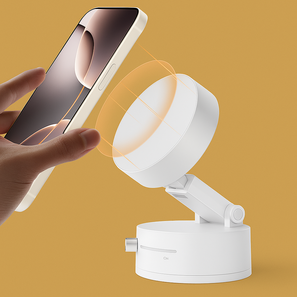 Zložljiv Vrtljiv Avtomobilski Nosilec Z Magnetnim Vakuumom, Nastavljiv