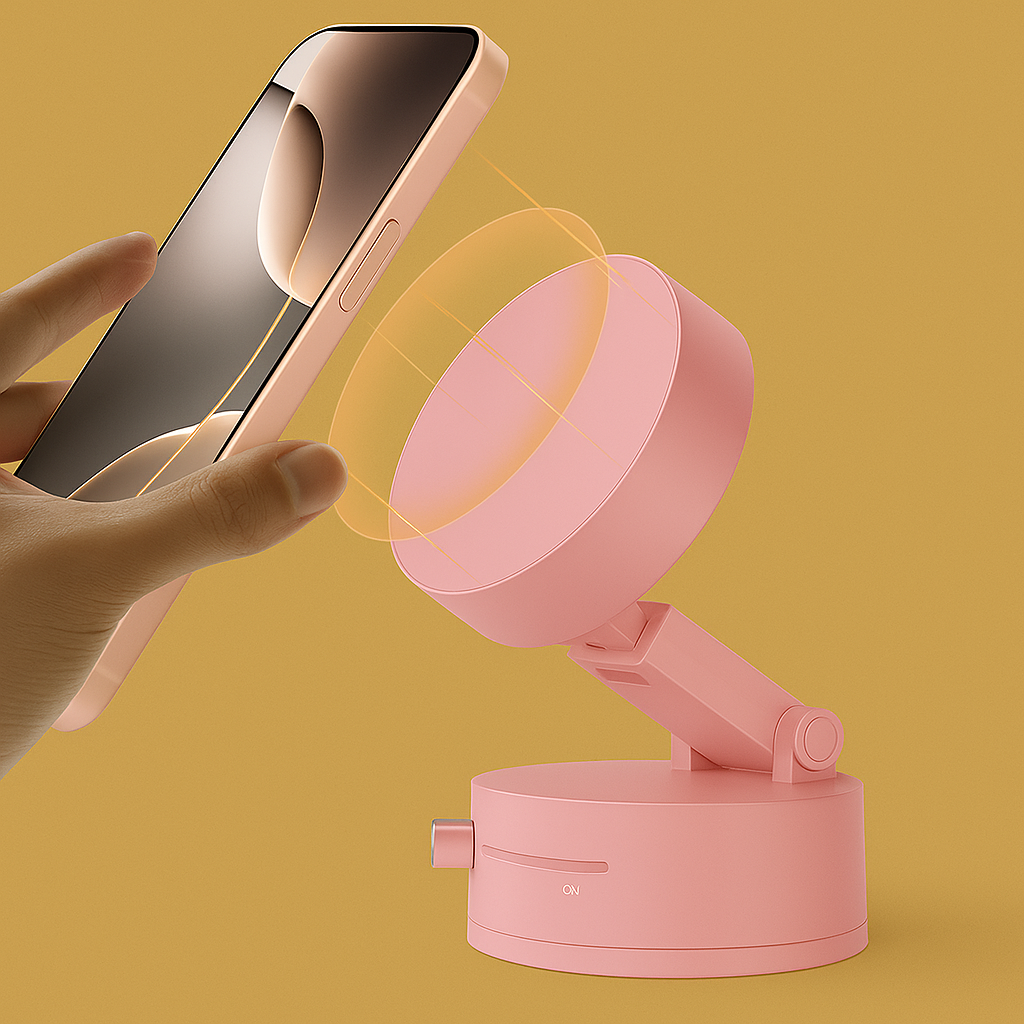 Zložljiv Vrtljiv Avtomobilski Nosilec Z Magnetnim Vakuumom, Nastavljiv