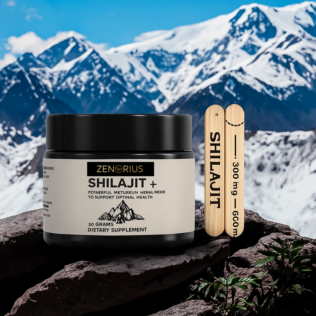 Zenorius Shilajit – Čisti Himalajski Smola Za Supernapolnitev Telesa In Uma
