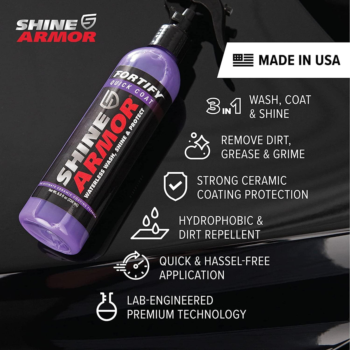 Keramický Povlak na Auto 3 v 1 + Dárek Hadřík
