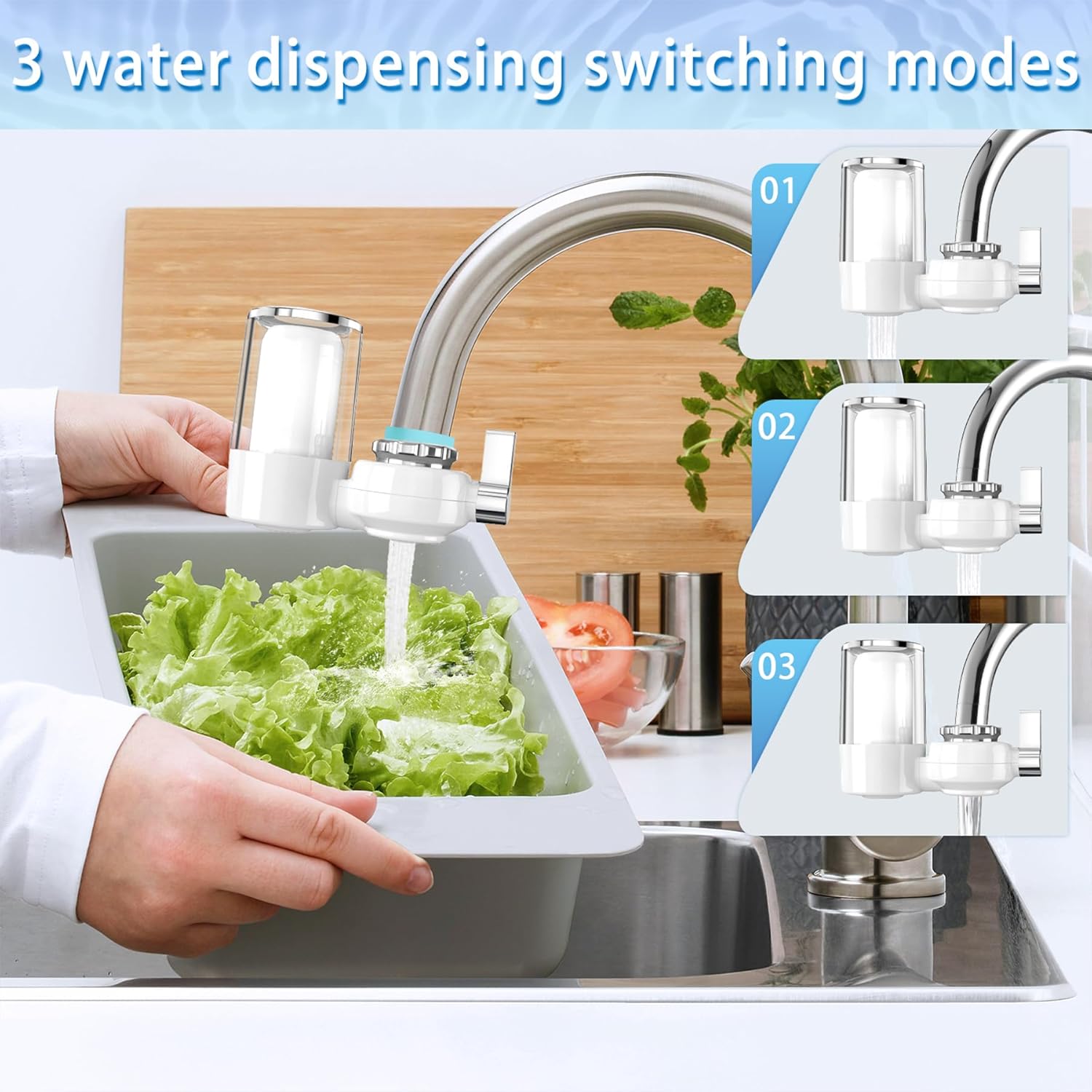 Filter za Vodo za Pipa Pro, Zmanjša Klor