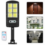 Lampă Stradală Solară Proiector LED 6 Cadrane, 100W
