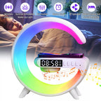 Lampa 3 in 1 - RGB Smart Light, Wireless Fast Charging, Boxa Bluetooth