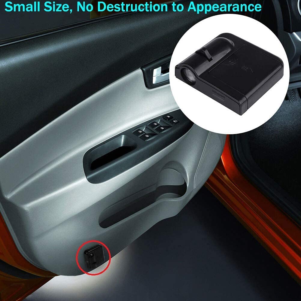 Vezeték nélküli lézerprojektor autóajtóra LED-del Volkswagen