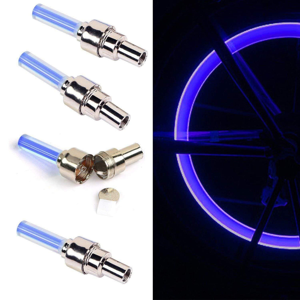 LED капачки за колела – водоустойчиви, 2+2 Безплатно