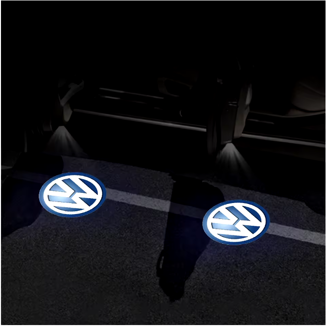 Vezeték nélküli lézerprojektor autóajtóra LED-del Volkswagen