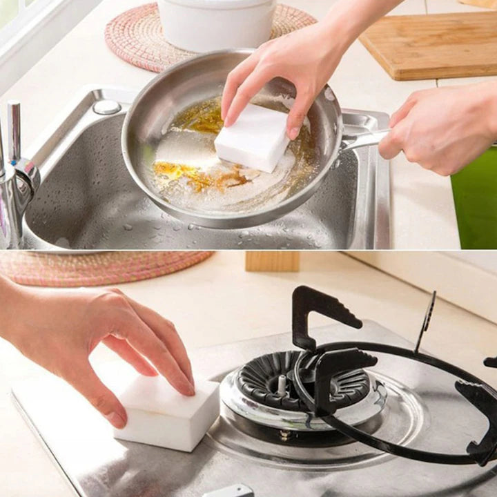 Čarobna Bela Gobica Za Različne Površine, Komplet 10 Kosov