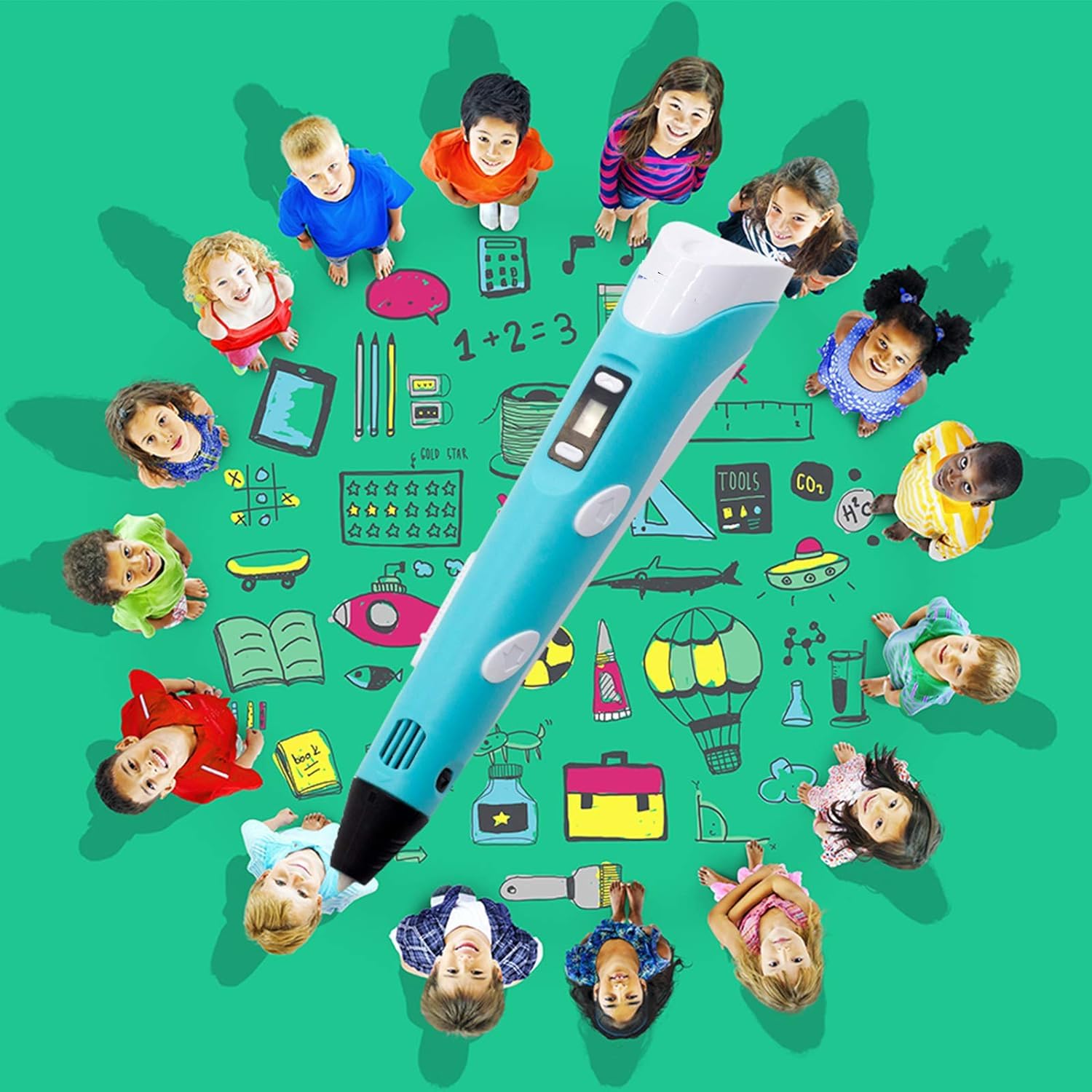 Toplotno Odporno 3D Pisalo Za Risanje, Umetnost In Obrt