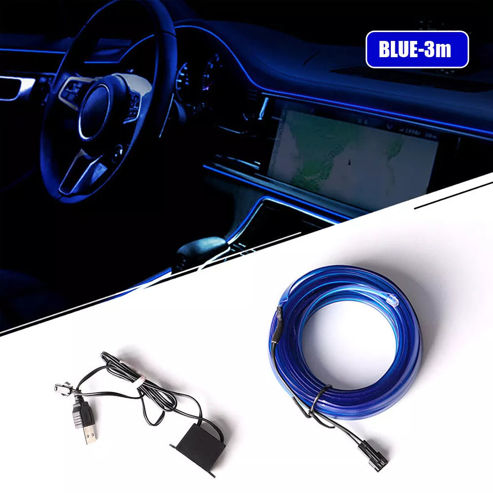 LED Auto Osvětlení Ambient Blue 1+1 Zdarma