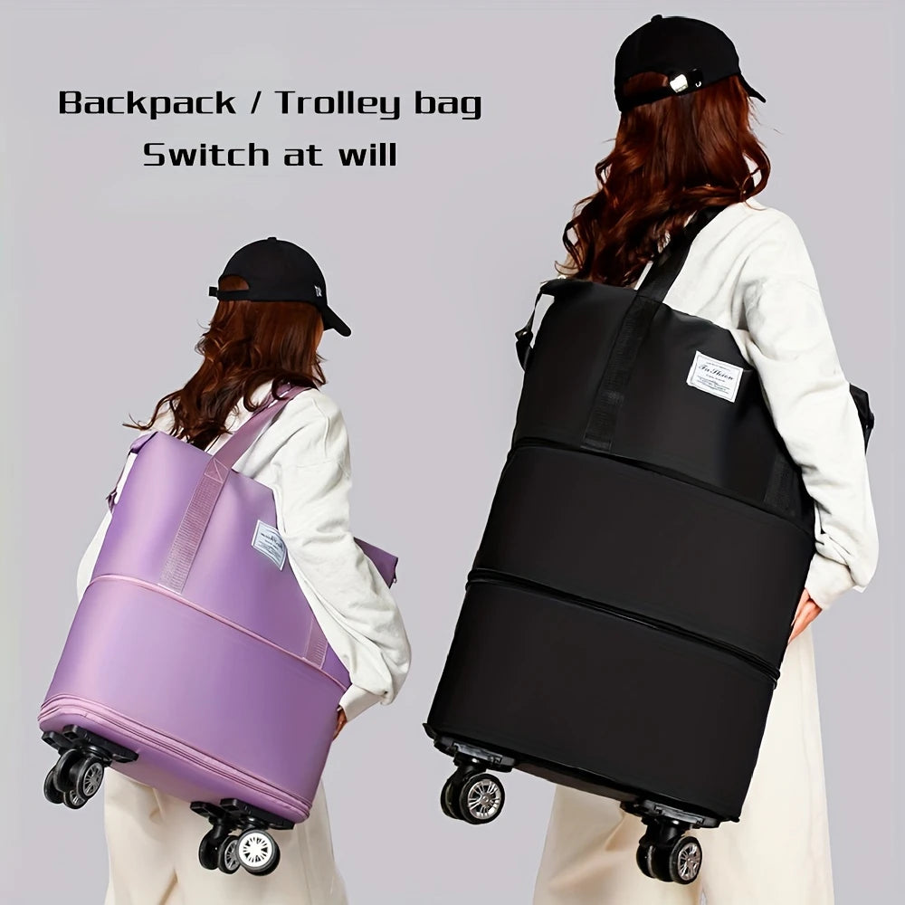 VoyagerMax™ – Razširljiva Potovalna Torba z Vrtljivimi Kolesi