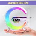 Lampa 3 v 1 - RGB Smart Light, Bezdrátové Rychlé Nabíjení, Bluetooth Reproduktor
