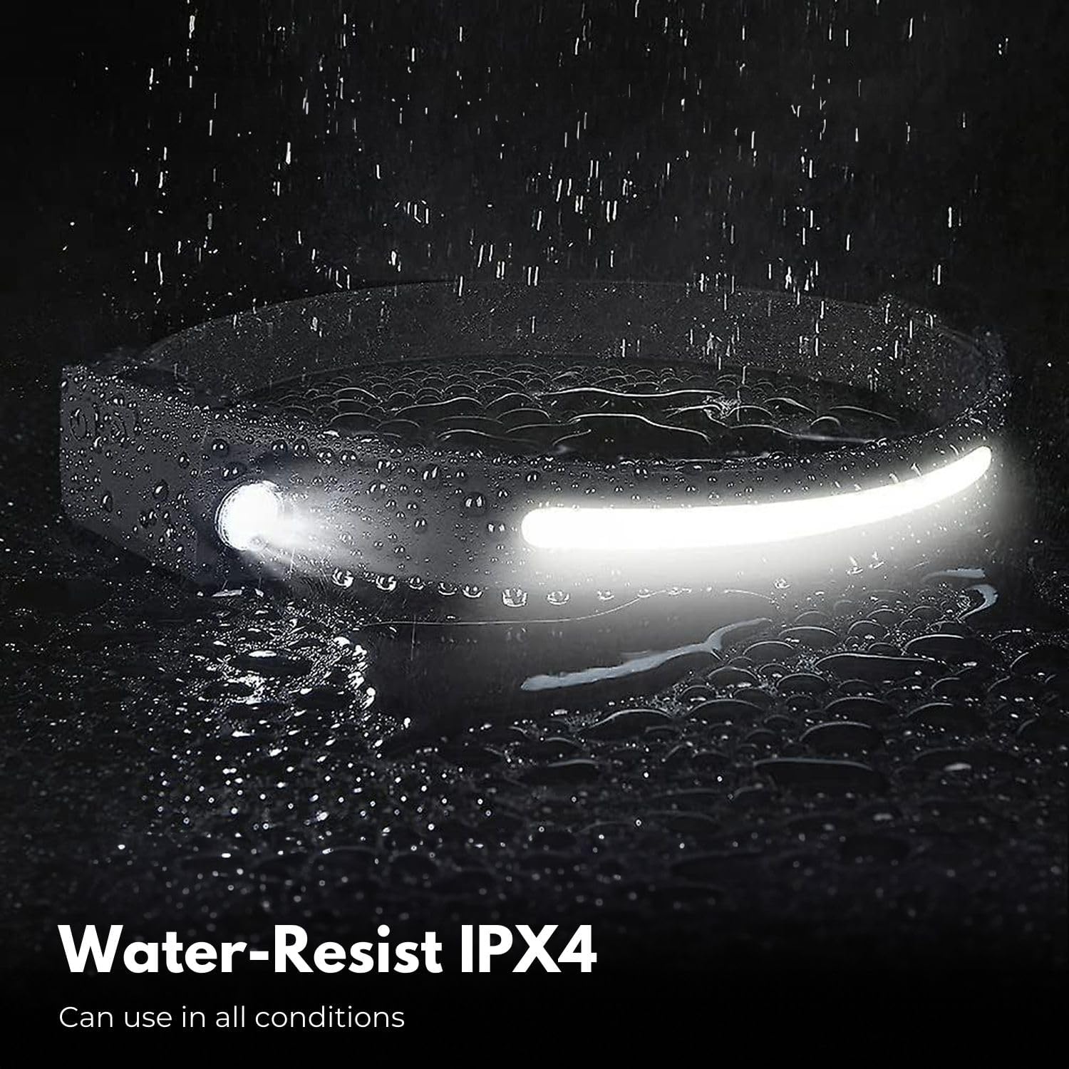 Naglavna svetilka Lightweight (6 načinov osvetlitve)