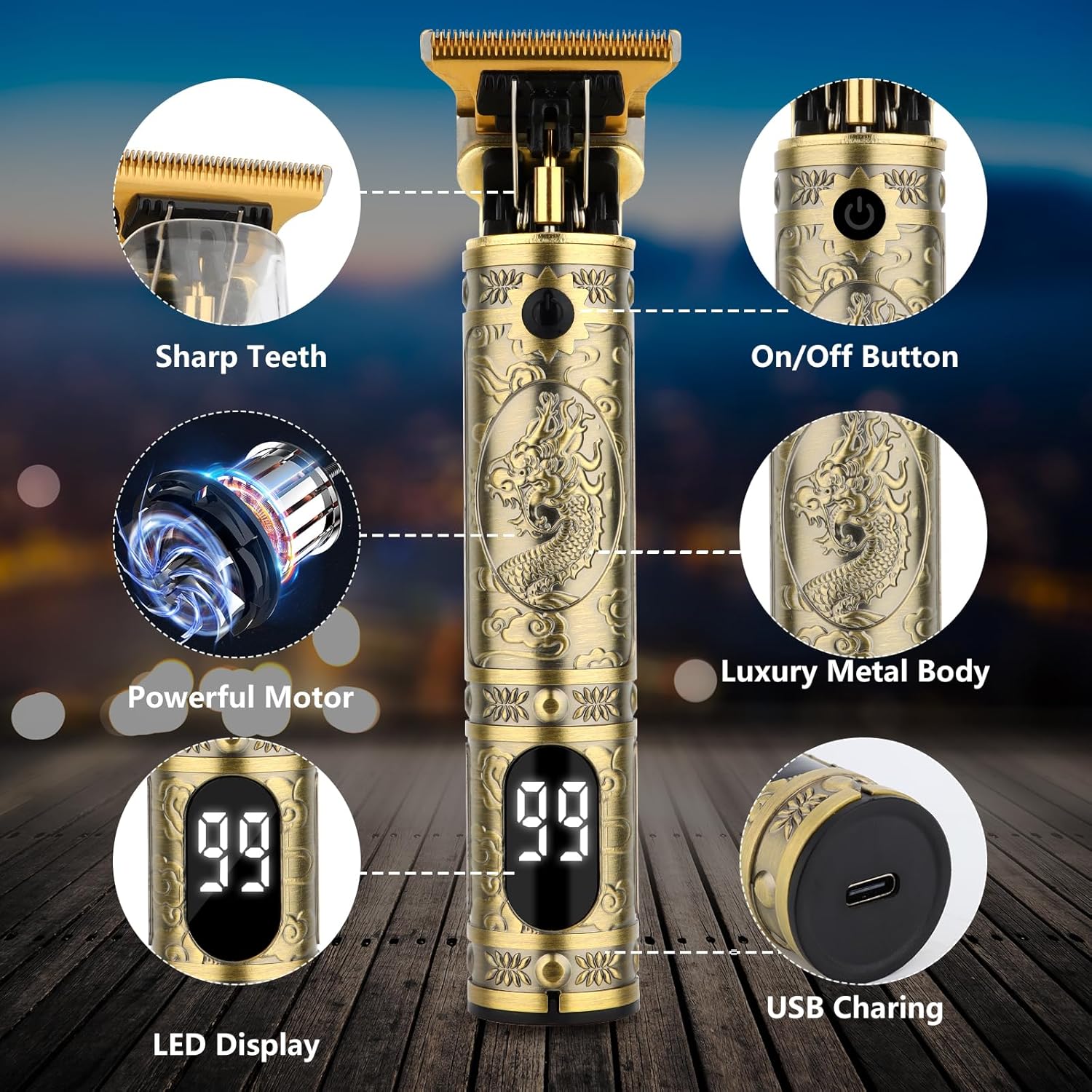 Profesionalni Vintage Aparat Za Striženje T9