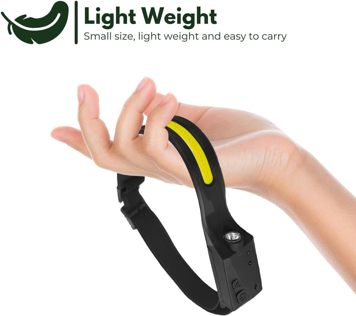 Čelová baterka Lightweight (6 režimov osvetlenia)
