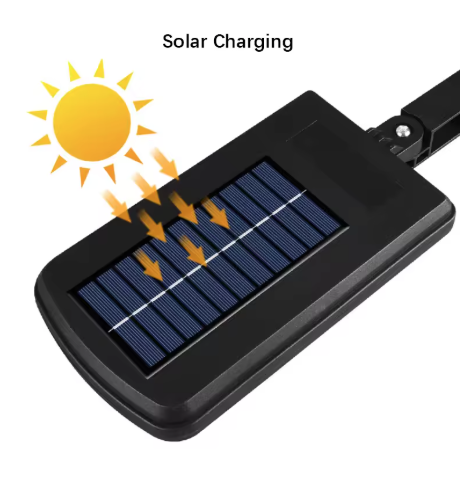 Solárne pouličné osvetlenie LED reflektor so 6 panelmi, 400W