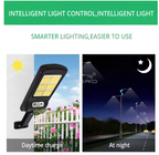 Solárne pouličné osvetlenie LED reflektor so 6 panelmi, 400W