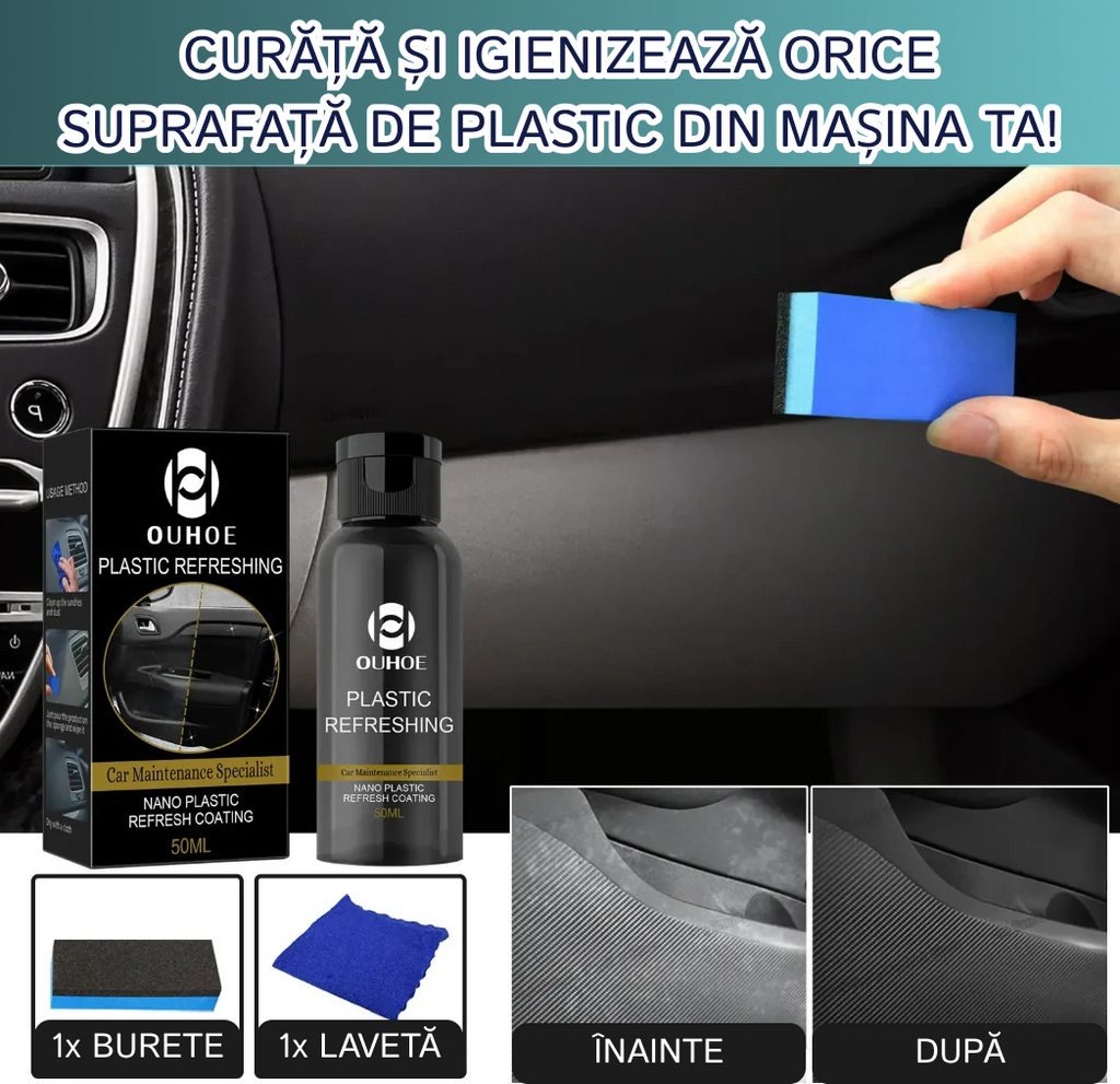 Kit Concentrat Restaurare Plastice Auto Interior&Exterior
