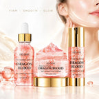 3pcs Dragon Blood Face Care Set Brightening Firming Removel Wrinkle Serum Even Skin Tone Nourishing Hydrating Cream Korean