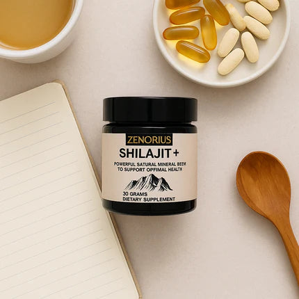 Zenorius Shilajit – Čisti Himalajski Smola Za Supernapolnitev Telesa In Uma