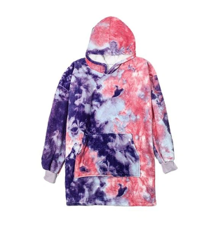 Zábalová Mikina s Kapucňou a Vreckom, Oversized