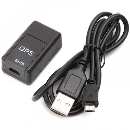 Dispozitiv inteligent pentru urmarire prin GPS, cu microfon, GMO, Tracker GF-07, compatibil cartela SIM si card MicroSD, cu magnet puternic