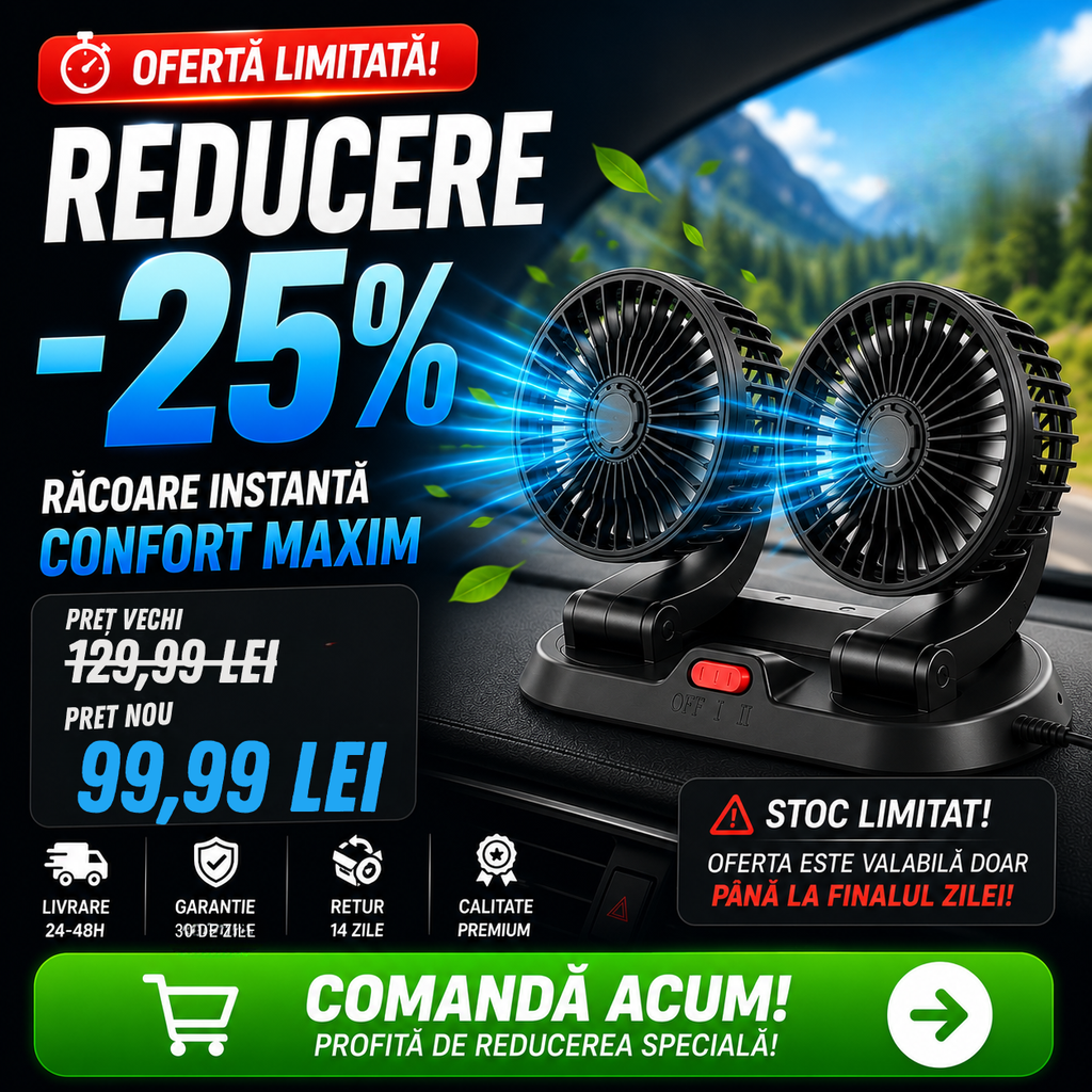 Dublu Ventilator Auto VentiCool™